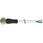 M12 female 0° A-cod. with cable PVC 5x0.34 gy UL/CSA 2m thumbnail 2