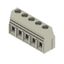 Printed circuit board terminals, 10.16 mm, Number of poles: 5, 90°, Solder pin length (l): 4.5 mm, tinned, Pebble grey, Clamping yoke connection, Clamping range, max. : 16 mm², Box thumbnail 2