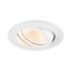 NEW TRIA® 68, recessed ceiling light, 3000K, 60°, IP 20, round, white thumbnail 1