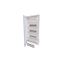 KLV-36HWP-F Hollow wall compact distribution board, 3-rows, flush sheet steel door thumbnail 1