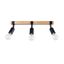 CEILING LAMP ZUCA 3 BLACK E27 3X15W IP20 thumbnail 2