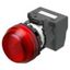 M22N Indicator, Plastic semi-spherical, Red, Red, 24 V, push-in termin A2265073A thumbnail 1