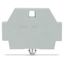 End plate with snap-in mounting foot gray thumbnail 4