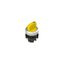 Short handle selector, 3 positions yellow with marking thumbnail 2