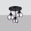 CHANDELIER ALINO 3 BLACK E27 3X60 IP20 thumbnail 5