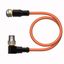 Actuator and Sensor Cable, PUR Extension Cable   RKC4.4T-2-WSC4.4T/TXO3700 thumbnail 1