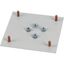 XAS3-3 Cover, cut out for circuit breaker, NZM3, 3p, grey thumbnail 6