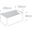 BLACK WALL LIGHT LED 6W WW IP20 230V thumbnail 3
