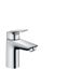 Logis 100 basin mixer without pop-up, chrome thumbnail 1
