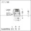 P-INF Q100H 1300-927-65 LDO SM WH - LED ceiling-recessed luminaire thumbnail 3