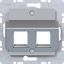 Central plate 2-way, AMP connectors, A.x/C.x/S.x/B.x/Q.x/K.x titanium thumbnail 1