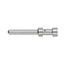 Heavy-duty connectors, Crimp contact, HE, Male, Conductor cross-section, max.: 0.3, turned, Copper alloy thumbnail 1