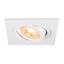 NEW TRIA® 75, recessed ceiling light, square, max. 10W GU10, white thumbnail 1