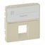 Cover plate Valena Life - RJ 45 socket - with label holder - ivory thumbnail 2