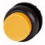 M22S-DLH-Y Illuminated pushbutton actuator, RMQ-Titan, Extended, momentary, yellow, Blank, Bezel: black thumbnail 1
