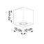 SPOT QUAD BETON GU10 1X40W IP20 thumbnail 4
