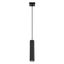 SINGLE BLACK PENDANT ON GU10 WITH CYLINDRICAL ELEGANT LAMP, CARBON SERIES thumbnail 9