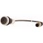 C22-DR-S-K01-P3 Pushbutton, flat, maintained, black, 1 N/C, with cable 0.5m and M12A plug thumbnail 3