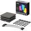 3 Square Blocks extensions, 64 RGB Pixels, 16x16 cm, Black, IP20, Plug F thumbnail 2