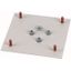 XAS3-3 Cover, cut out for circuit breaker, NZM3, 3p, grey thumbnail 1