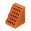 Printed circuit board terminals, 5.08 mm, Number of poles: 21, 135°, Solder pin length (l): 3.5 mm, orange, Tension-clamp connection, Clamping range, max. : 2.5 mm², Box thumbnail 1
