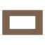 Frame - 1-gang / 4-modules - Niessen logo - Noble - Mocha thumbnail 1
