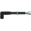 M8 female 90° A-cod. with cable Lite PUR 4x0.25 bk UL/CSA+drag ch. 10m thumbnail 1