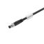 Sensor/actuator line, One end without connector, M8, Number of poles : 3, 0.1 m, pin, straight, Shielded: No, LED: No, Sheath material: PUR, Halogen: No thumbnail 1