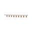 BUSBAR, low voltage, 100 A, AC 600 V, DC 1000 V, 15 x 16 x 160 mm, 9P, UL thumbnail 10