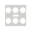Cover plate - KNX 3-gang sensors with IR - 2M - Dune thumbnail 1