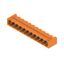 PCB plug-in connector, male header, closed side, THT solder connection, 5.08 mm, Number of poles: 11, 90°, Solder pin length (l): 3.2 mm, tinned, orange, Box thumbnail 2