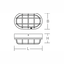 Alu-Lux oval, 8 W, 480 lm, 830, white, on/off Ceiling and wall luminai thumbnail 3