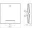 Rocker single with imprint "0", clear lens, A.x/C.x, titanium thumbnail 2