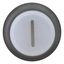 M22S-DRLH-W-X1 Illuminated pushbutton actuator, RMQ-Titan, Extended, maintained, White, inscribed 1, Bezel: black thumbnail 4