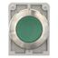 M30I-FDL-G Illuminated pushbutton actuator, RMQ-Titan, flat, momentary, green, blank, Front ring stainless steel thumbnail 4