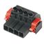 PCB plug-in connector, male plug, 7.62 mm, Number of poles: 5, 180°, Clamping yoke connection, Clamping range, max. : 6 mm², Box thumbnail 4