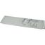 XME0406M Mounting plate, +mounting kit, vertical, empty, HxW=100x600mm thumbnail 5