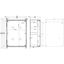 Polycarbonate enclosure, 800x600x300mm, fitted with Mounting plate thumbnail 6