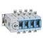 Manual source changeover DSX size 2 160A 4 poles - Rated current = 160A - for mounting on plate thumbnail 2