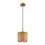 PANTILO ROPE 20, pendant light, 250cm, E27, 15W, gold thumbnail 1