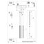Pendant lamp ARCHE 3P white thumbnail 6
