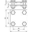 Cross unit St/tZn f. Fl 30/30mm without intermediate plate thumbnail 2
