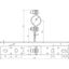 Mounting bracket StSt with cleat f. pipes D 40mm for DEHNiso-Combi thumbnail 2