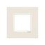 Frame 1-gang - ABB logo - White thumbnail 1