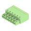 PCB plug-in connector, female plug, 3.81 mm, Number of poles: 6, 180°, PUSH IN with actuator, Clamping range, max. : 1.5 mm², Box thumbnail 4