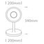 LED WHITE CCTV 7w TABLE MIRROR DIMMABLE IP20 thumbnail 2