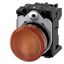Indicator lights, 22 mm, round, metal, shiny, amber, lens, smooth, with holder, LED module with integrated  3SU1152-6AA00-1AA0-Z Y13 thumbnail 2