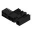 PCB plug-in connector, male header, closed side, Middle screw flange, THT solder connection, 7.62 mm, Number of poles: 3, 270°, Solder pin length (l): 3.5 mm, tinned, black, Box thumbnail 2