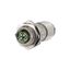 M12 jack, X-coded, IP67, Cat. 6A, Ø 6-9.7 mm, field assembly, with fla thumbnail 2