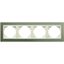 FOUR-GANG FRAME TITANIUM/PEARL thumbnail 1
